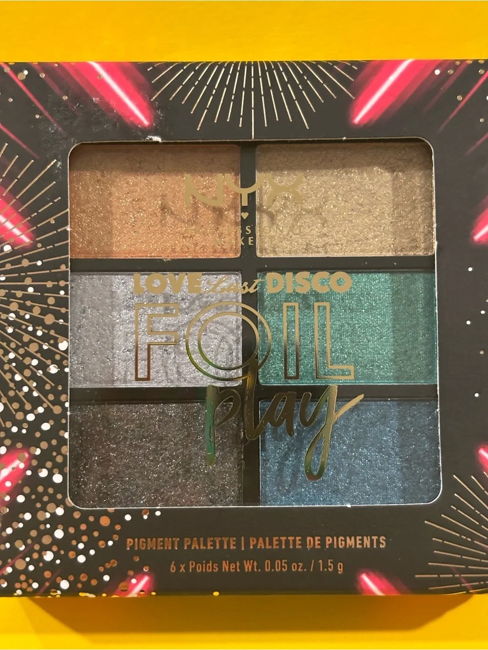 BNIB! Still Sealed! NYX Love Lust Disco Foil Play Palette in LET’S GROOVE